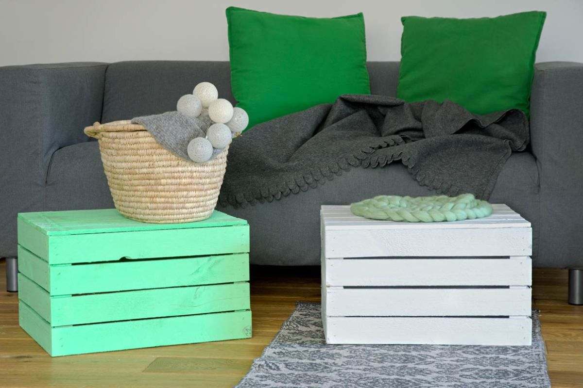 come decorare le cassette di legno 